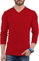 Long Sleeve Shirts for Men - Casual Soft Breathable Full Sleeves Mens V Neck T Shirts
