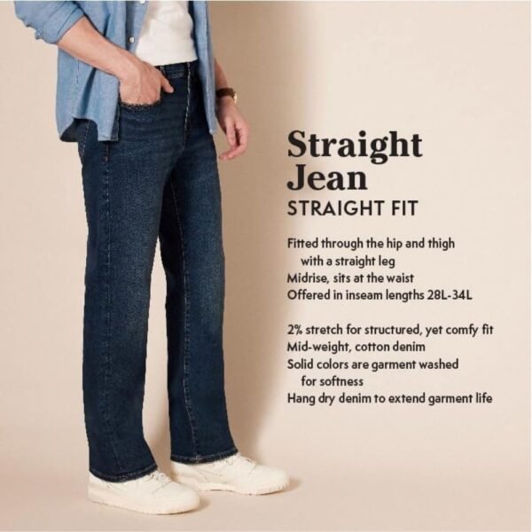 men Straight-Fit Stretch Jean