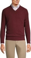Men's Fine Gauge Cashmere V-Neck Sweater
