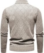 1/4 Zip Pullover Mens Sweaters Lightweight Pullover Soft Men's Knit Long Sleeve Sweater
