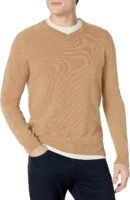 Men's Saddle V Neck Sweater
